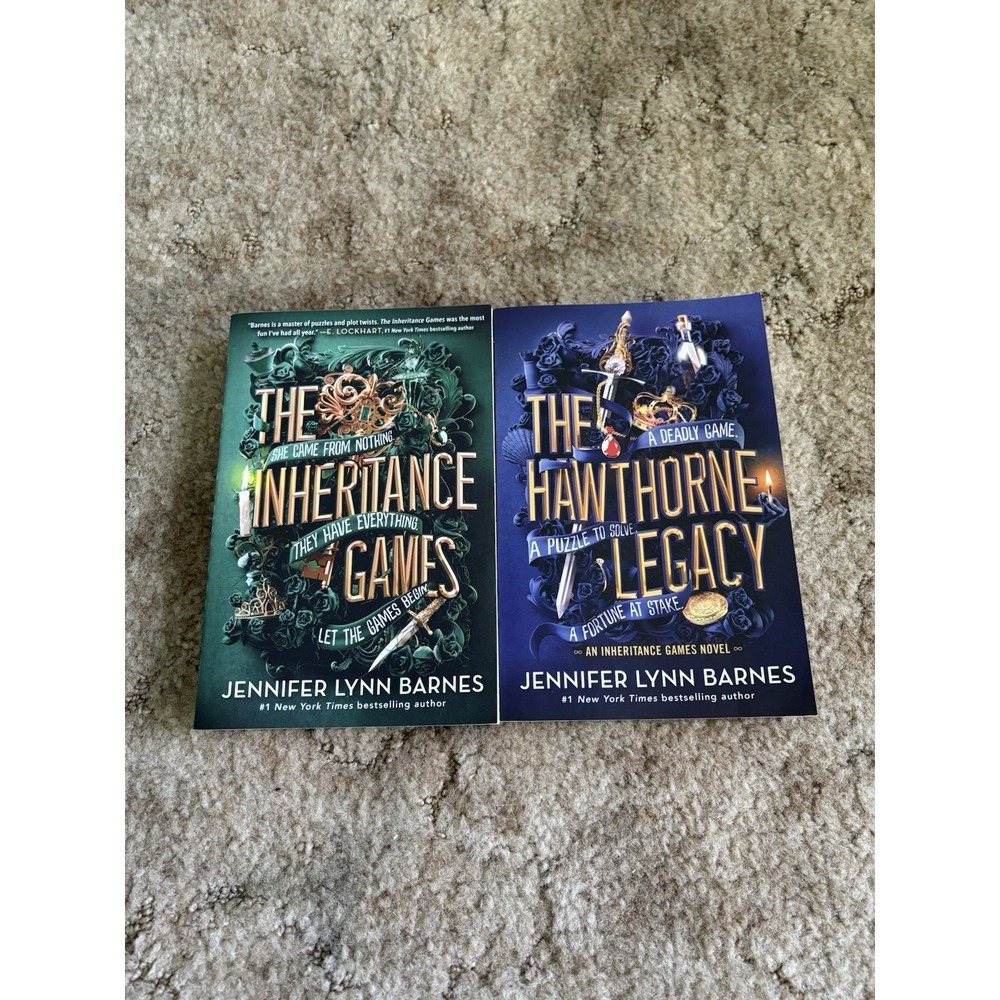 The Inheritance Games & Hawthorne Legacy Jennifer Lynn Barnes 2 Book Paperback